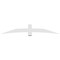 Ekena Millwork Bellingham Architectural Grade PVC Gable Bracket, 96"W x 16"H x 2"D x 6"F, 4/12 Pitch GBP096X16X0206BEL00 - alternate 5